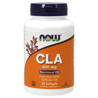 Конъюгированная линолевая кислота CLA Now Foods, 800 мг, 90 капсул