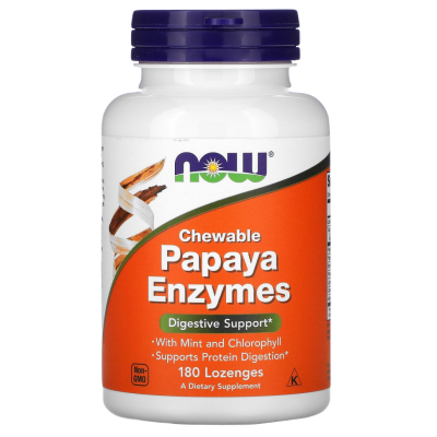 Папайя ферменты Нау Фудс (Papaya Enzymes Now Foods), 180 таблеток