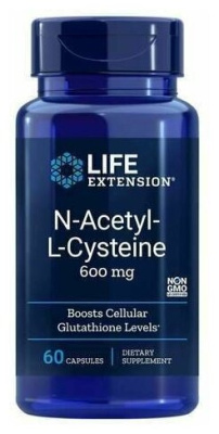 N-ацетил-L-цистеин Life Extension, 60 капсул
