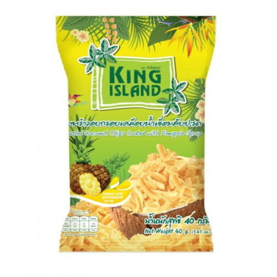 Кокосовые чипсы с ананасом King Island