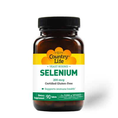 Селениум (Selenium) 200 mcg Country Life 90 таблеток