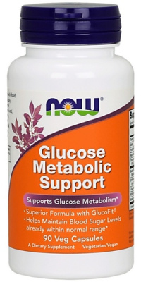 Glucose Metabolic Support Now Foods (Глюкоз Метаболизм Саппорт Нау Фудс), 90 капсул