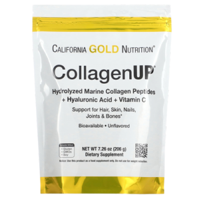 CollagenUP California Gold Nutrition с нейтральным вкусом, 206 г