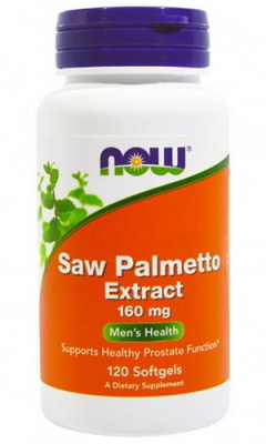 Экстракт пальмы сереноа Нау Фудс (Saw Palmetto Extract Now Foods), 160 мг, 120 капсул