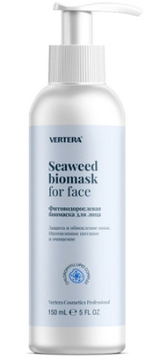 Водорослевая маска для лица Вертера (Seaweed biomask for face Vertera), 150 мл