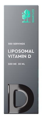 Липосомальный витамин Д3 (Liposomal Vitamin D3) для женщин и мужчин, 500 МЕ, SmartLife, 30 мл