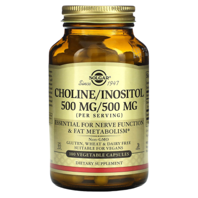 Холин + Инозитол (Cholin & Inositol), 100 капсул
