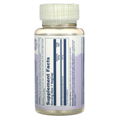 Монолаурин (Monolaurin) 500 мг, Solaray, 60 вегетарианских капсул