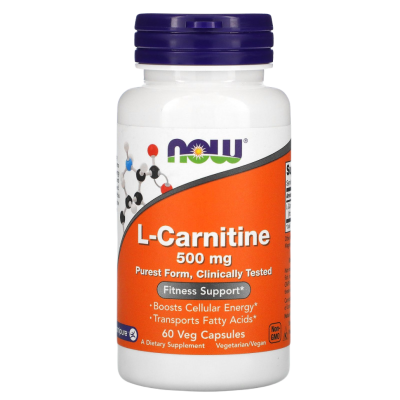 L-Карнитин  Нау Фудс(L-Carnitine Now Foods), 60 капсул
