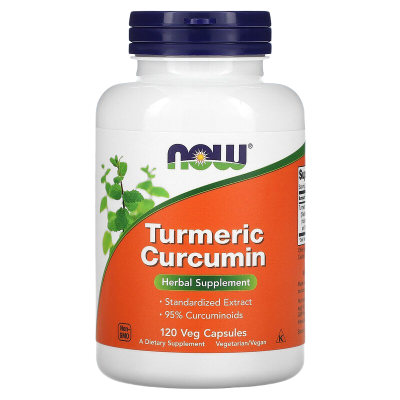 Куркумин Нау Фудс (Curcumin Now Foods), 665 мг, 120 растительных капсул