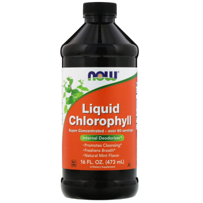 Хлорофилл Жидкий Нау Фудс (Liquid Chlorophyll Now Foods), 473 мл