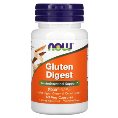 Gluten Digest Now Foods (Глютен Дайджест Нау Фудс), 60 капсул
