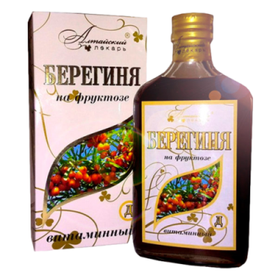 Фитобальзам (на фруктозе) Берегиня "Д", витаминный, Алтайский лекарь, 250 мл