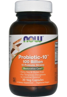 Пробиотик-10 (Probiotic-10), 30 капсул