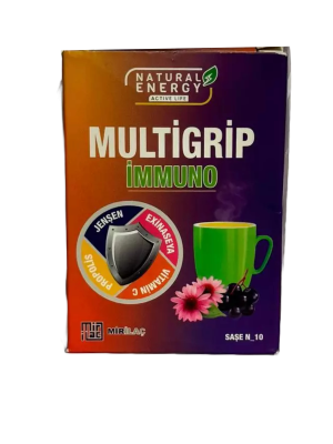 Мультигрипп, для иммунитета (MULTIGRIP IMMUNO), Natural energy, 10 саше-пакетов