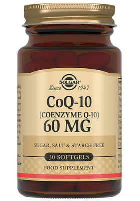 Коэнзим Q-10 Солгар 60 мг (Coenzyme Q-10 Solgar 60 mg) - 30 капсул