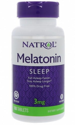 Melatonin TR 3 mg Natrol (Натрол), 100 таблеток