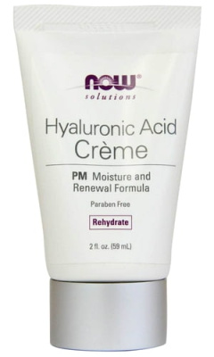 Увлажняющий ночной крем с гиалуроновой кислотой Нау Фудс (Hyaluronic Acid Cream Now Foods) - 59 мл
