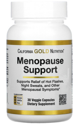 Добавка для поддержки в период менопаузы Калифорния Голд Нутришн (Menopause Suport California Gold Nutrition), 30 растительных капсул
