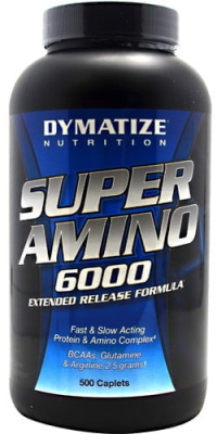 Dymatize Super Amino (Диматайз Супер Амино) 6000 500 caplets