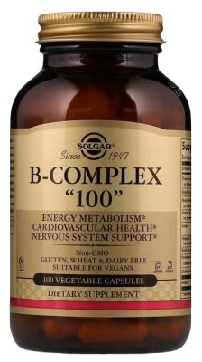 В-Комплекс 100 (B-Complex 100), SOLGAR, 100 таблеток