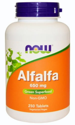 Люцерна (Alfalfa), 650 мг, 250 таблеток
