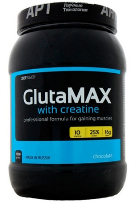 GlutaMAX with Creatine (Глютамакс 3000 с креатином) XXI Power 1,6 кг - Шоколад