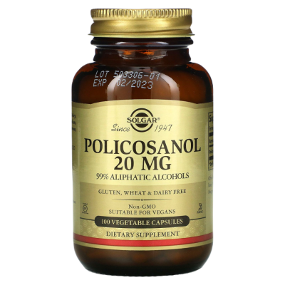 Поликозанол, 20 мг, 100 капсул