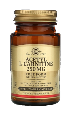 Ацетил-Л-Карнитин 250 мг, 30 капсул