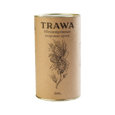Обезжиренные кедровые орехи Trawa