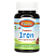 Детские жевательные таблетки с железом (Chewable Iron kid's) натуральный клубничный ароматизатор, 15 мг, Carlson Labs, 60 таблеток
