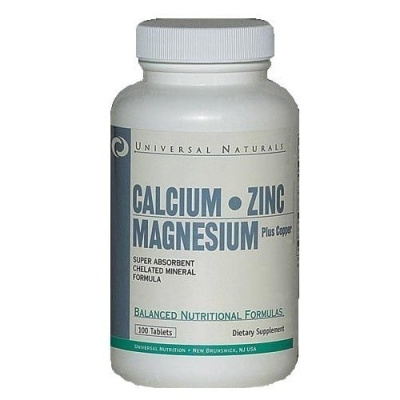UN Calcium Zinc Magnesium (Юниверсал Кальциум Цинк Магнезиум)