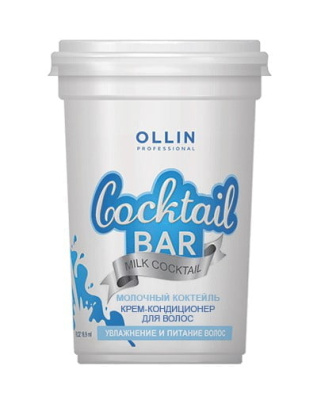 OLLIN Coctail BAR Крем-кондиционер д/волос "Молочный коктейль"увлажнение и питание волос 500мл