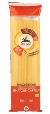 Макаронные изделия Spaghettoni из пшеничной муки семолины дурум Senatore Cappelli Alce Nero
