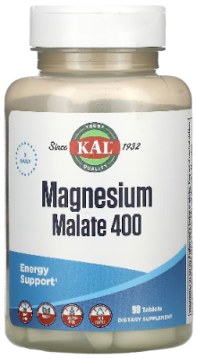 Magnesium Malate 400 мг (Малат магния) 90 таблеток (KAL)