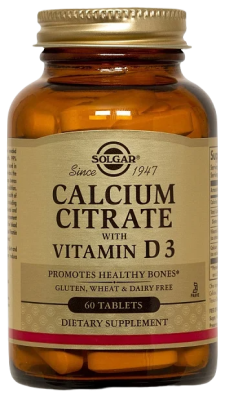Цитрат кальция с витамином Д3 (D3), 60 таблеток