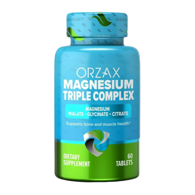 Магний Тройной Комплекс (Magnesium Triple Complex), ORZAX, 60 таблеток