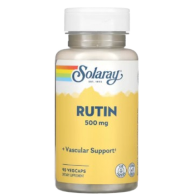 Рутин (Rutin) 500 мг, Solaray, 90 вегетарианских капсул