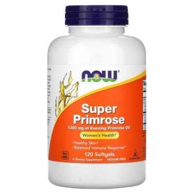 Супер примула  масло примулы вечерней Нау Фудс, (Super Primrose Now Foods),1300 мг, 120 капсул