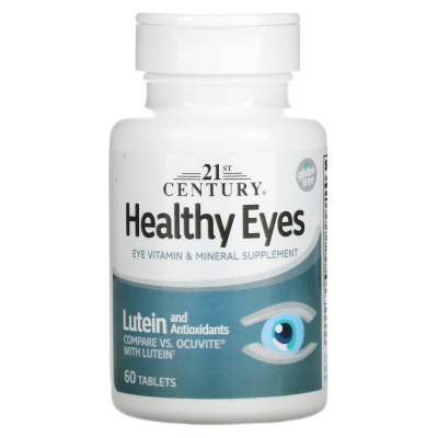 Витаминно-минеральный комплекс для зрения (Healthy Eyes), 21st Century, 60 таблеток