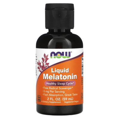 Жидкий мелатонин Нау Фудс (Liquid Melatonin Now Foods), 60 мл