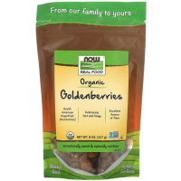 Сертифицированный органический физалис Риал Фуд (Organic Goldenberries Real Food), NOW Foods, 227 грамм
