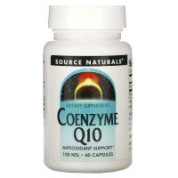 Коэнзим Q10 (Coenzyme Q10) 100 мг, Source Naturals, 60 капсул