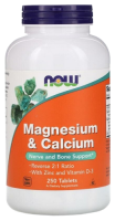 Магний и кальций (Magnesium and Calcium), 250 таблеток