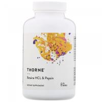 Betaine HCL & Pepsin Thorne Research,225 капсул