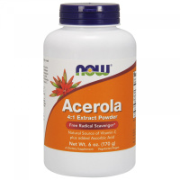 Ацерола Экстракт Пудры (Acerola 4:1 Extract Powder), Now Foods, 170 грамм
