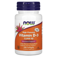 Витамин Д3 (Vitamin D3), 2,000 МЕ, 240 капсул