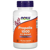Прополис Экстракт 5:1  Нау Фудс (Propolis 1500 Now Foods) 300 мг, 100 вегетарианских капсул