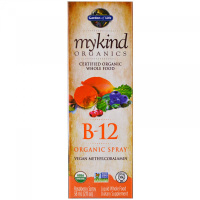 Органика B-12 Спрей (B-12 Organic Spray), со вкусом малины, Garden of Life, 58 мл