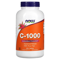 Фото препарата - Vitamin C-1000 - NOW Foods - Нау Фудс - 250 таблеток 